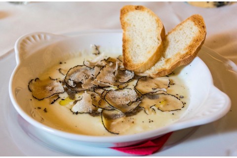 Trüffel-Makkaroni und -Käse